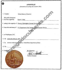 apostille paperwork washington state