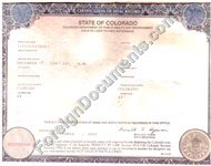 Colorado birth certificate translated into Russian, Ukrainian, Estonian, Lithuanian, Latvian