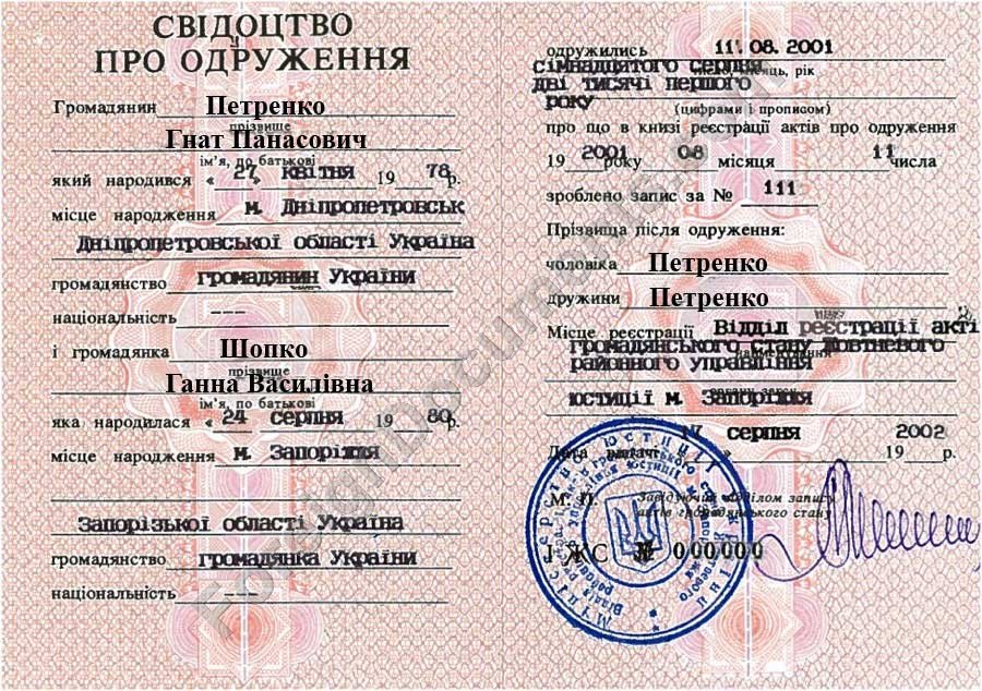 Ukraine Birth Certificate Request Marriage 10