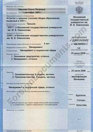 Academic records russian